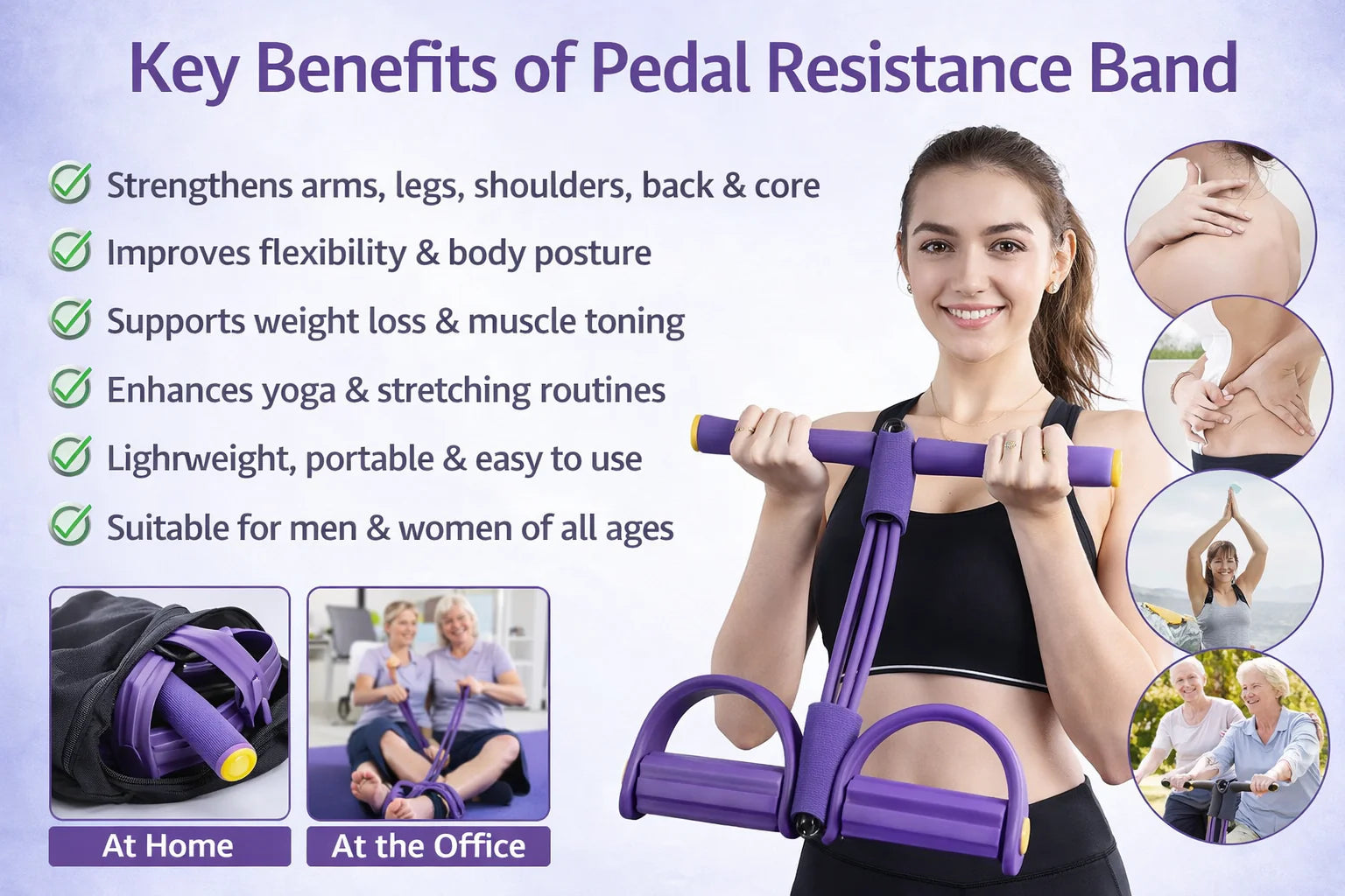 Yoga Pedal Puller Resistance Band Fitness Equipment
